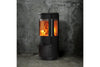 Morso 7443 with log storage-Morso Stoves-The Stove Yard