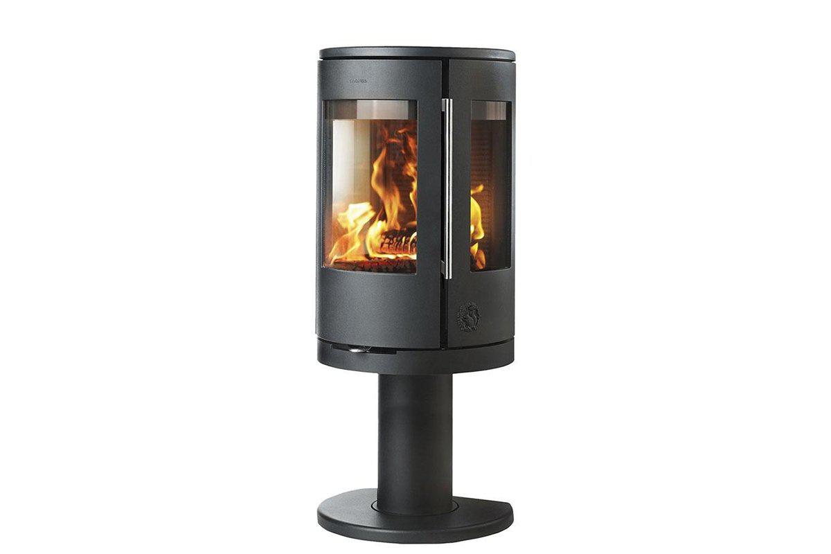 Morso 7449 on high pedestal-Morso Stoves-The Stove Yard