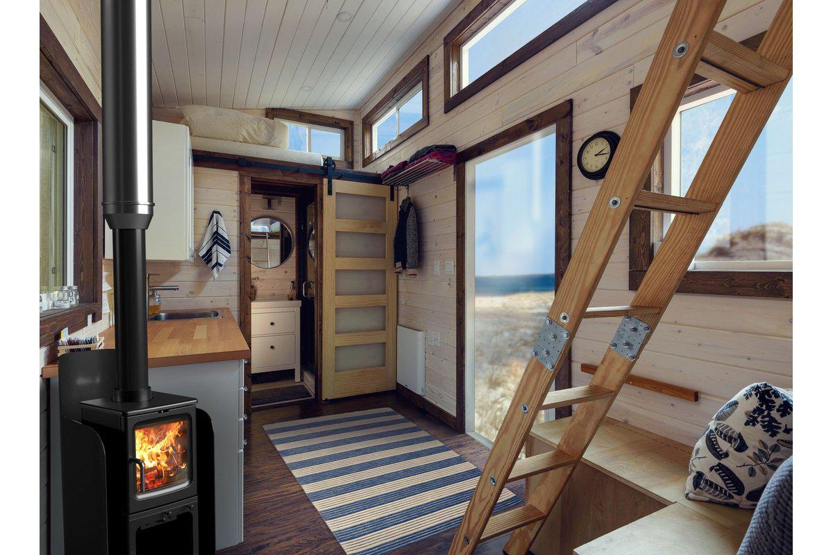 Peanut 3 Tall 4.7kW Wood Burning Stove-Saltfire Ekol-The Stove Yard