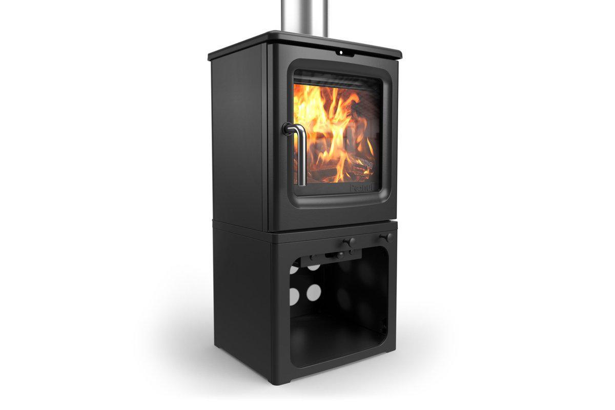 Peanut 3 Tall 4.7kW Wood Burning Stove-Saltfire Ekol-The Stove Yard