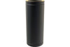 Pipe 500mm (125mm) BLACK-Mi-Flues Ltd-The Stove Yard