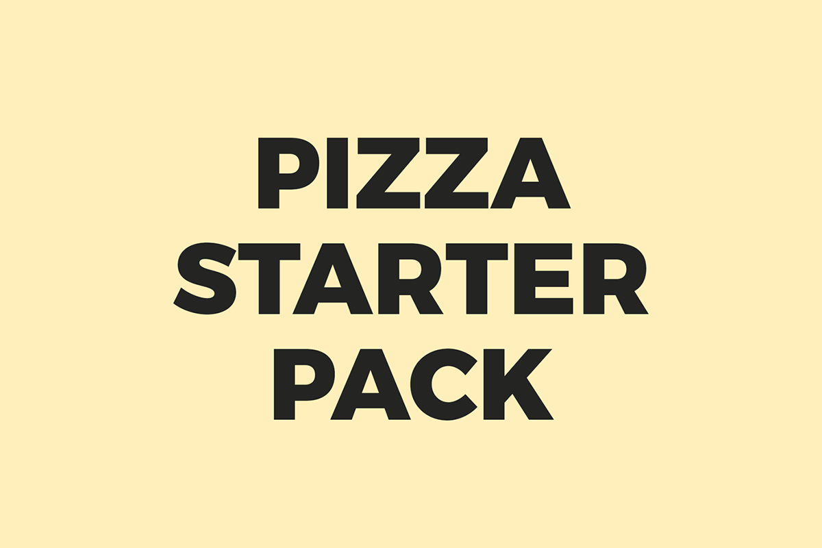 PIZZA PACK - The Stove Yard