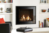 Riva2 750HL Evoke Glass - Black Glass-Stovax Gazco-The Stove Yard