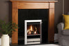 Tempo Brushed Stainless Logic HE Balanced Flue-Stovax Gazco-The Stove Yard