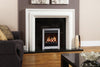 Tempo Brushed Stainless Logic HE Balanced Flue-Stovax Gazco-The Stove Yard