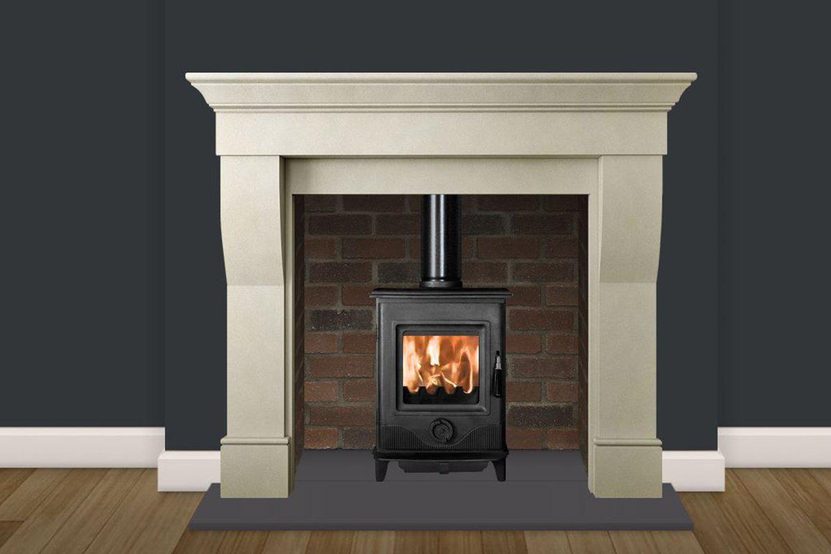 The Mourne Binnian 54" Ivory-T&amp;T Distributors-The Stove Yard