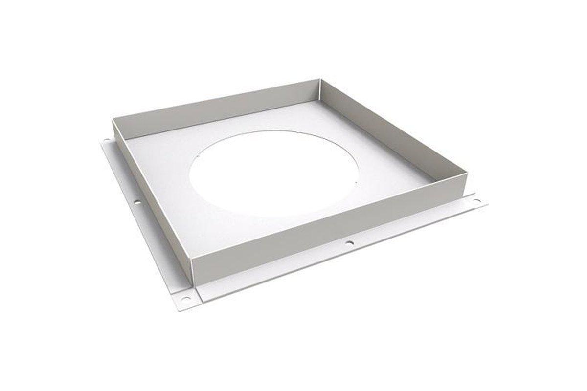 Ventilated Firestop Plate (WHITE) (125mm)-Mi-Flues Ltd-The Stove Yard