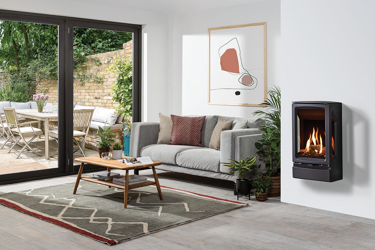 Vogue Midi T Wall Mounted Gas Stoves | The Stove Yard