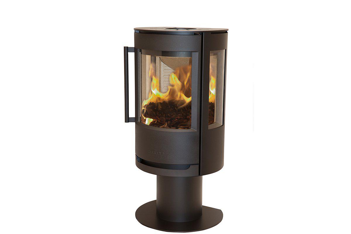 WIKING Luma 1 on a pedestal-Wiking Stoves-The Stove Yard