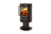 WIKING Luma 2 on a pedestal-Wiking Stoves-The Stove Yard