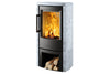 WIKING Miro 4 Wood Storage and Soapstone-Wiking Stoves-The Stove Yard