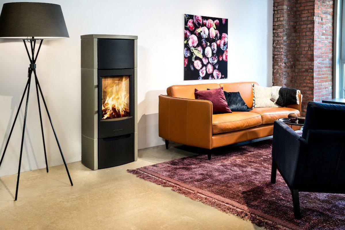 WIKING Miro 6 with tile cover-Wiking Stoves-The Stove Yard