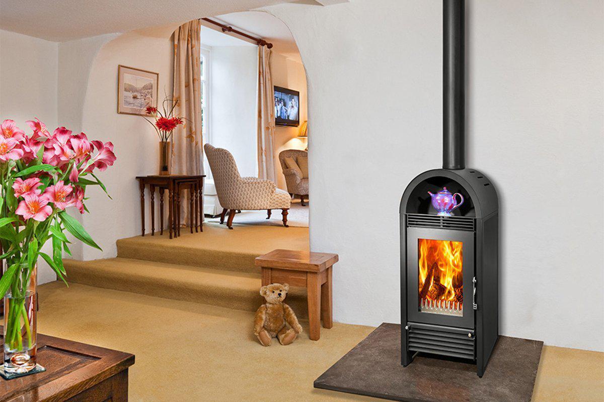 Woodfire CXC8 Contemporary Boiler Stove-Woodfire Stoves-The Stove Yard