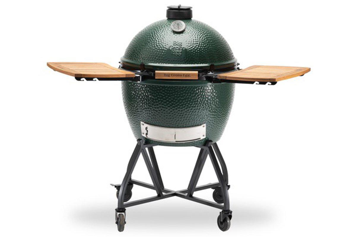 X-Large IntEGGrated Nest + Acacia Shelves-Big Green Egg-The Stove Yard